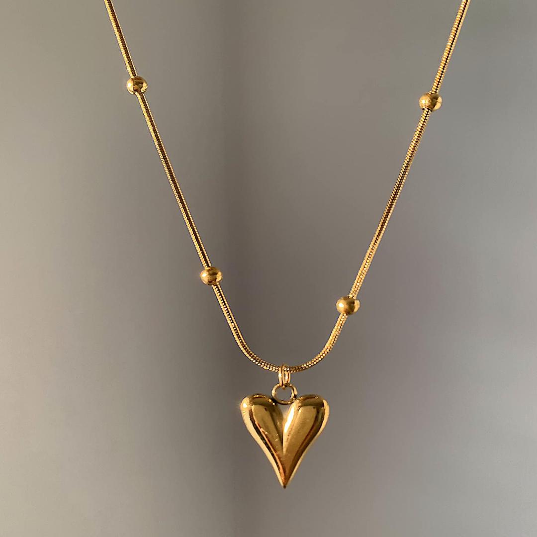 heart shaped dollar chain