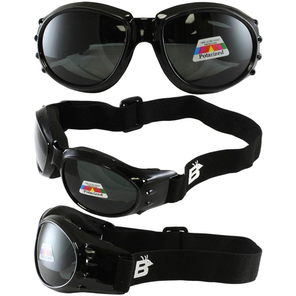 Birdz Eagle Motorcycle Sports Goggles with Smoke Polarised Lens