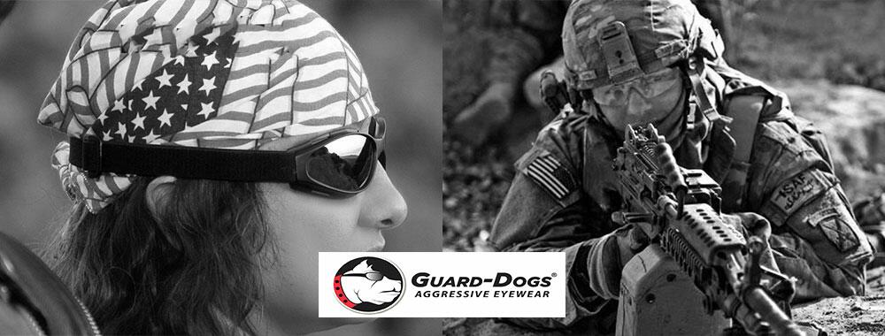 Guard-Dogs Aggressive Eyewear, innovators of speciality eyewear for high speed sports and over glasses eyewear