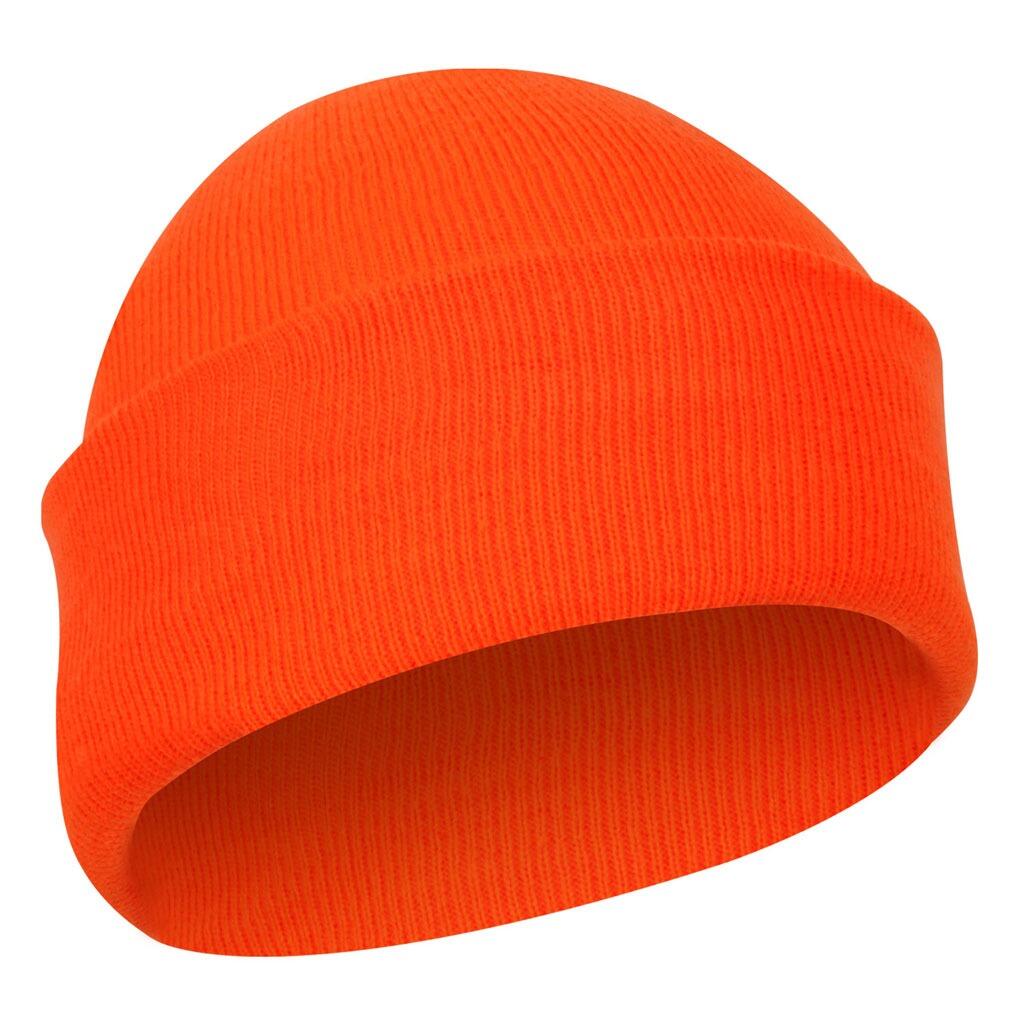 Rothco Deluxe Fine Knit Watch Cap - Safety Orange