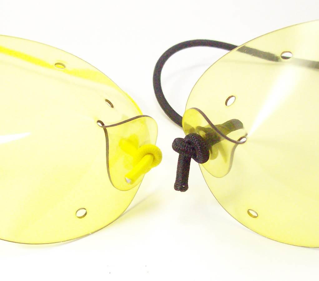 Coloured Lens FREE UK P+P FLEXVISION MINI SkyDiving Parachute Freefall Goggles 