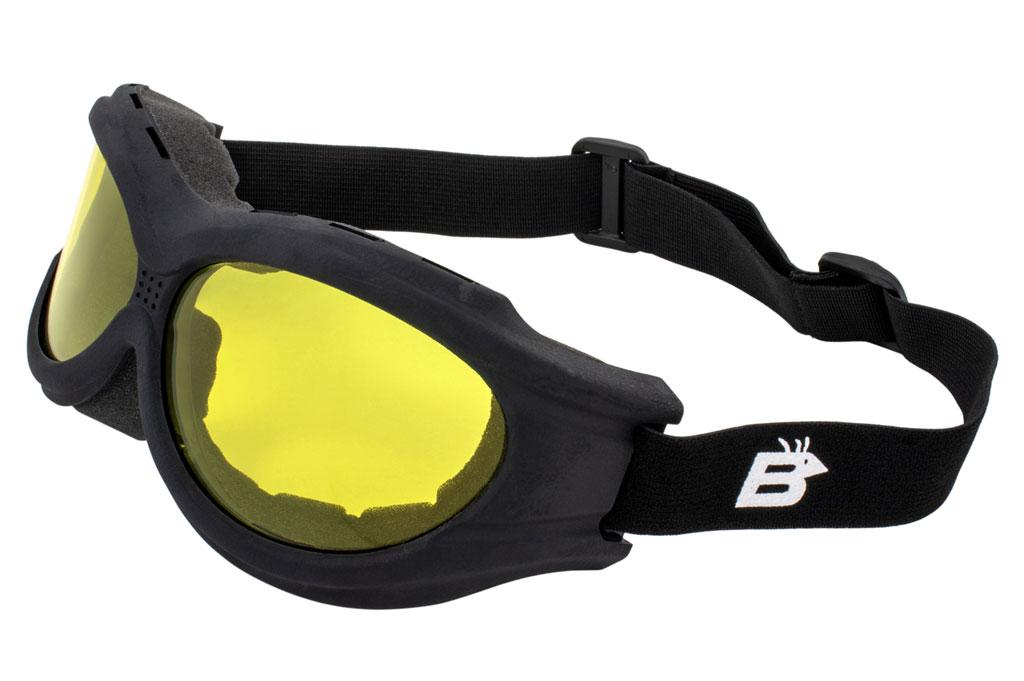 Birdz Buzzard Motorcycle Goggles Fits Over Glasses (OTG) Yellow Lens - Buy  online @ Specs4sports