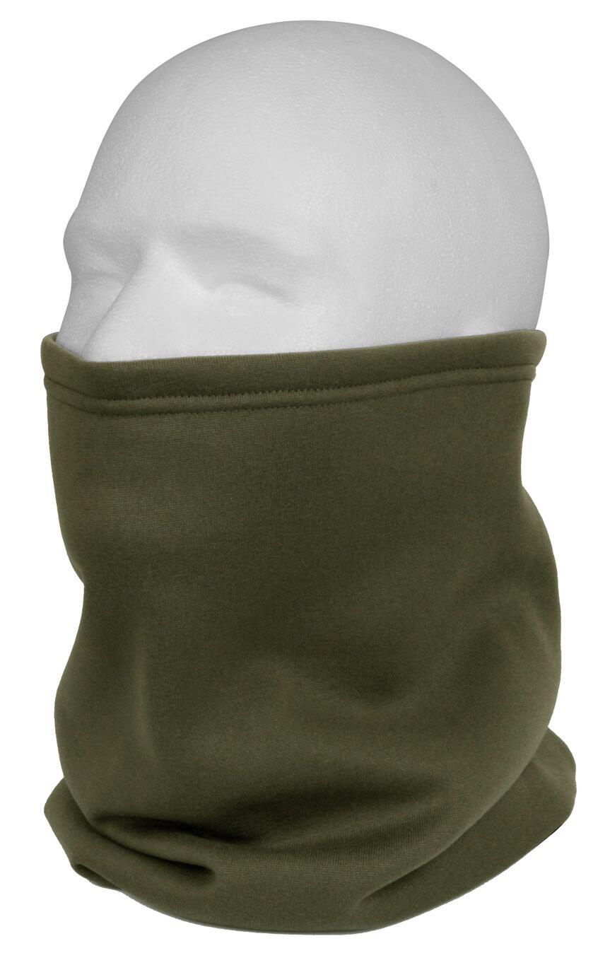 Rothco Extreme Cold Weather (ECWCS) Neck Gaiter - Olive Drab - shown on head
