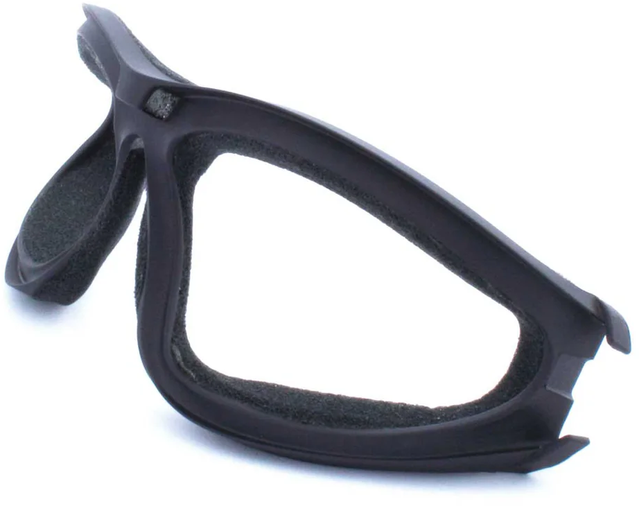 Guard Dogs Sidecars 2 Motorcycle Safety Glasses – Clear Lens - front view seal