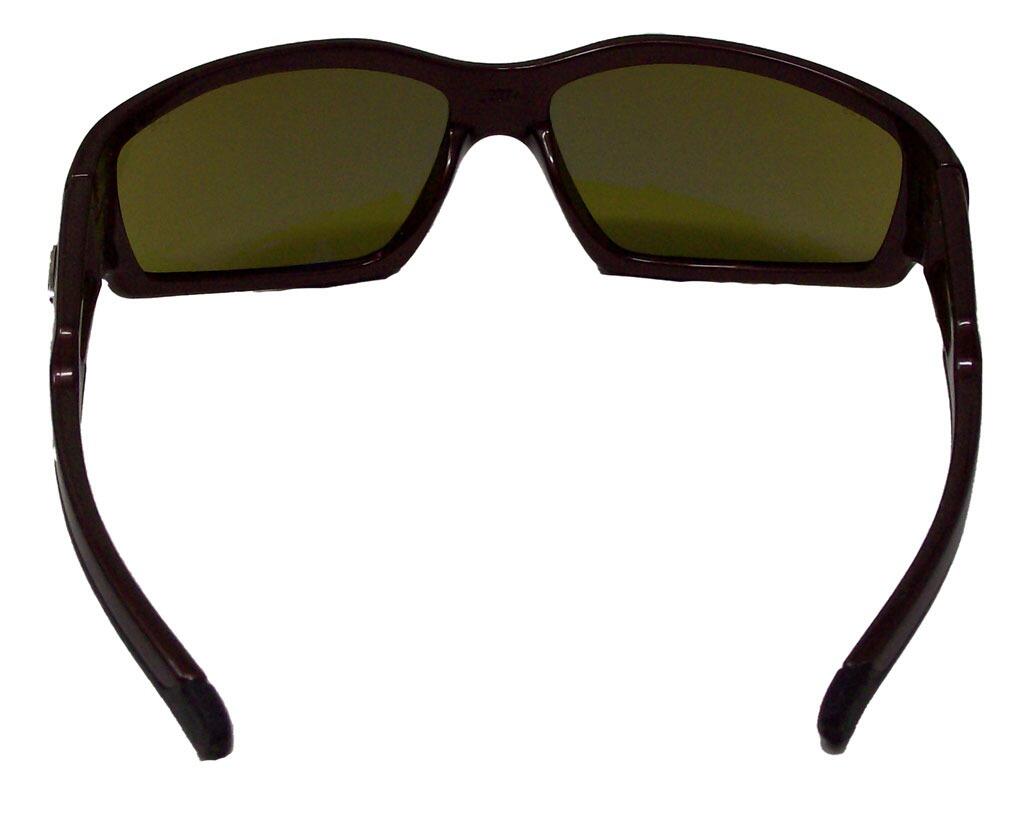 Curv HD High Definition Motorbike Wrap Around Sunglasses | Green Lens - back view