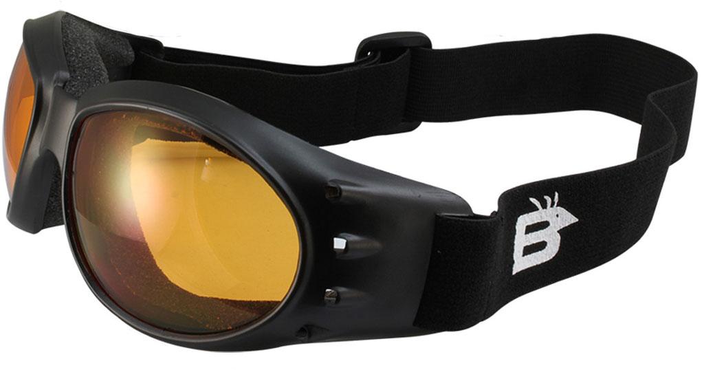 Birdz Eagle Motorcycle Goggles - Orange Lens