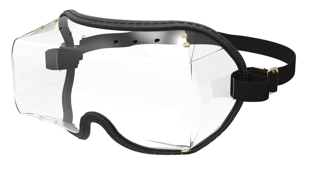 Kroops VFR Over Glasses Goggles for Cycling / Skydiving / Horse Riding - clear lens