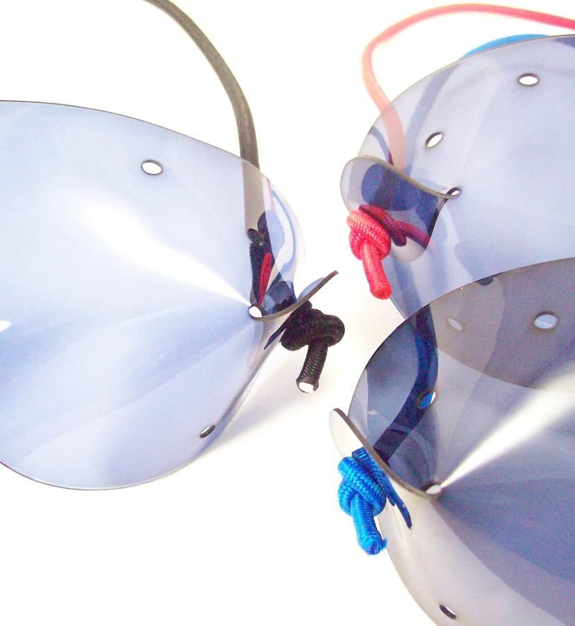 FREE UK P+P FLEXVISION MINI SkyDiving Parachute Freefall Goggles Coloured Lens 