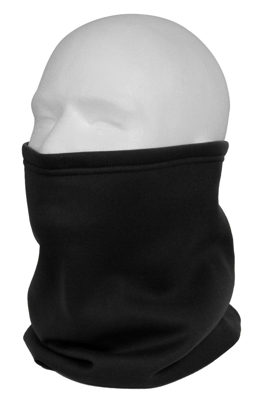 Rothco Extreme Cold Weather (ECWCS) Neck Gaiter - Black - shown on head
