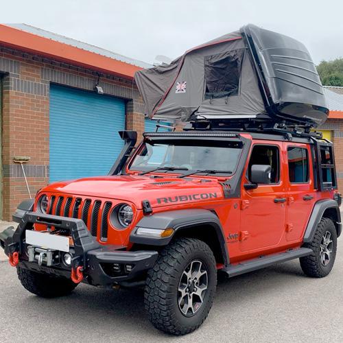Commando Midi Roof Tent Fitted Recently to a Jeep Wragler Rubicon