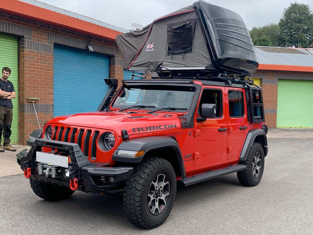 Union Jack Camping Commando Midi Roof Tent Fitted Recently To A Jeep 