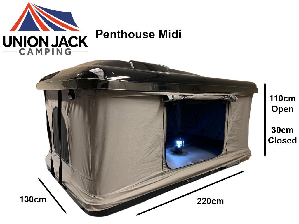 Union Jack Camping Penthouse Midi Roof Tent