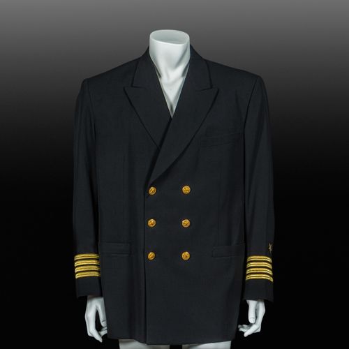 Crimson Tide: Gene Hackman's ( Captain Ramsey) Naval Officer's Black Dress Jacket