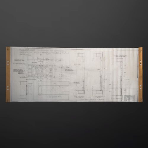Goldeneye - Full-Size Architectural Construction Plan for Severnaya  (Interior - Main Screen Layout & Additional FS Details)