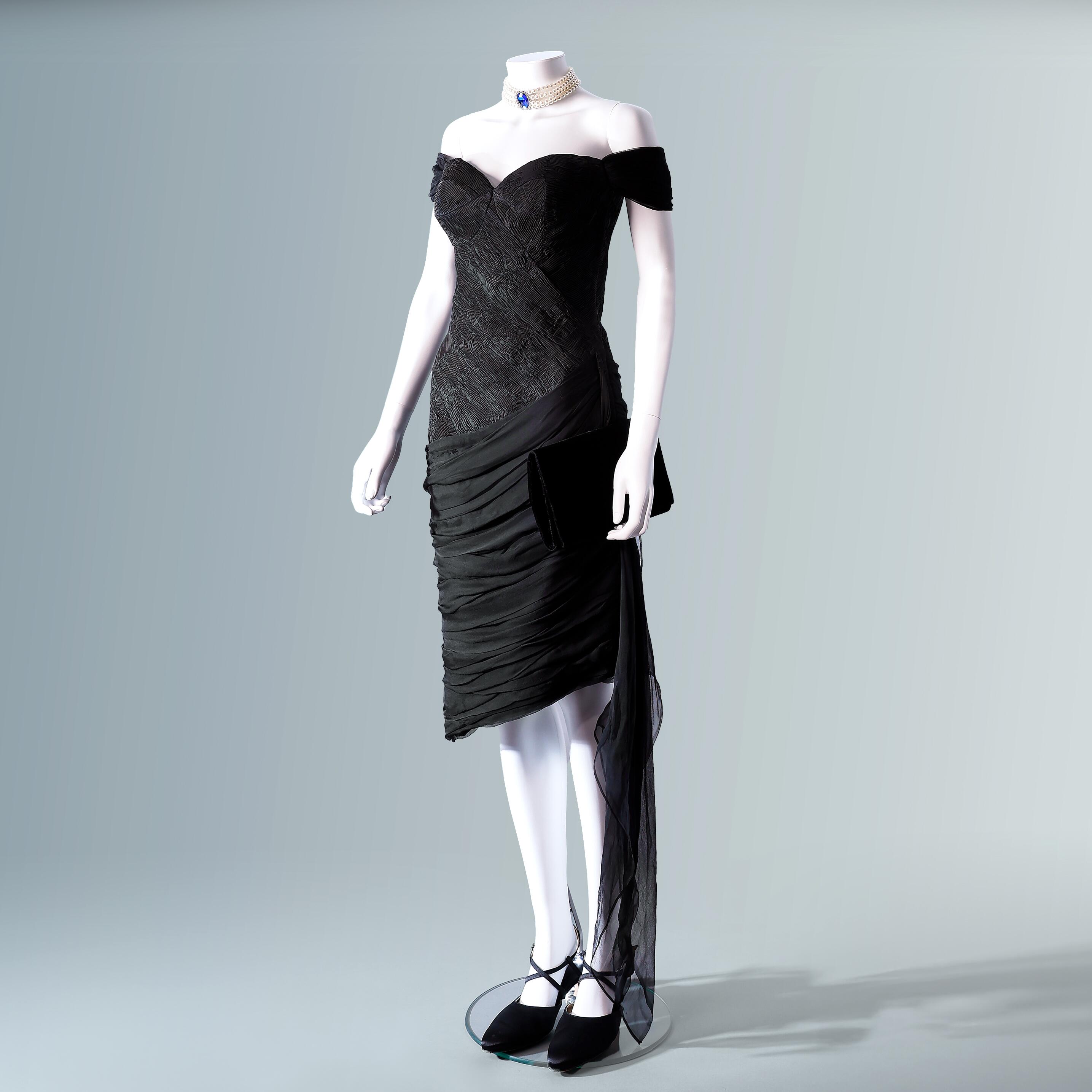 The Crown - Princess Diana's Revenge Dress, Worn By Elizabeth Debicki - Kudos Memorabilia
