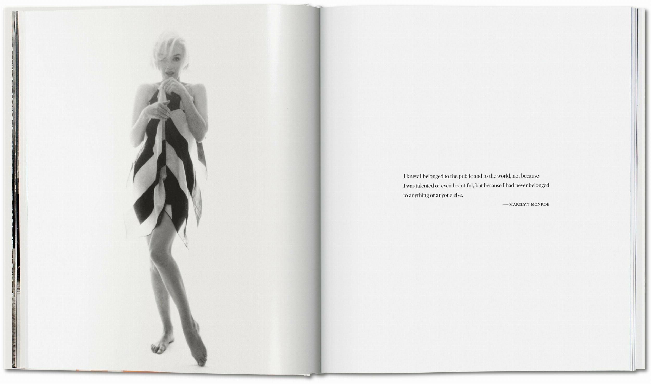 Norman Mailer. Bert Stern. Marilyn Monroe, black and white standing pose