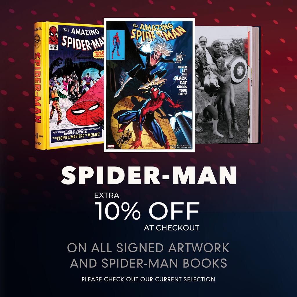Spider-Man Is Swinging Back into the Spotlight – Save 10% on Rare Signed Memorabilia!
