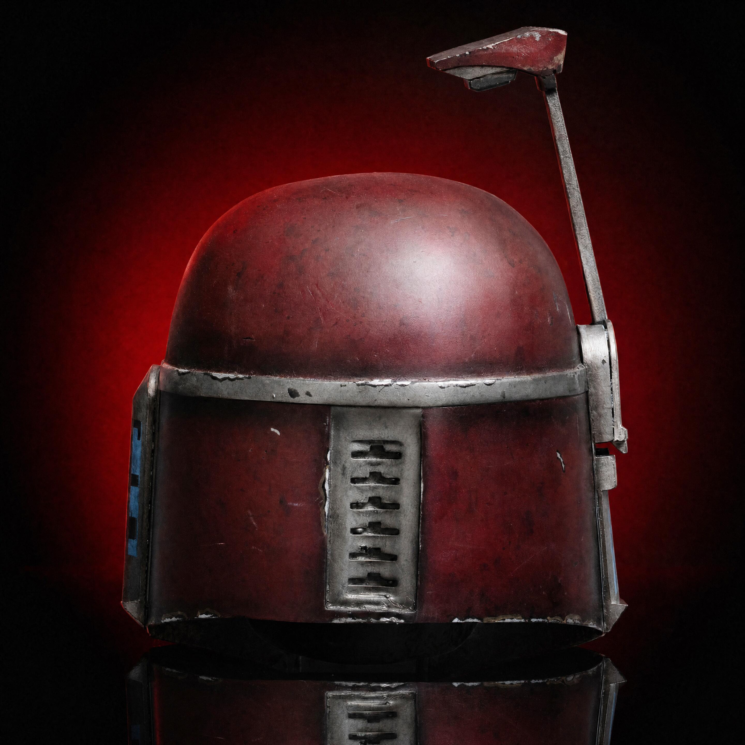 Rear View B The Mandalorian (2019) — Mandalorian Covert Hero Helmet (Season 1 Production Prop)