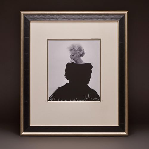 Marilyn Monroe In Black Dior Dress by Bert Stern