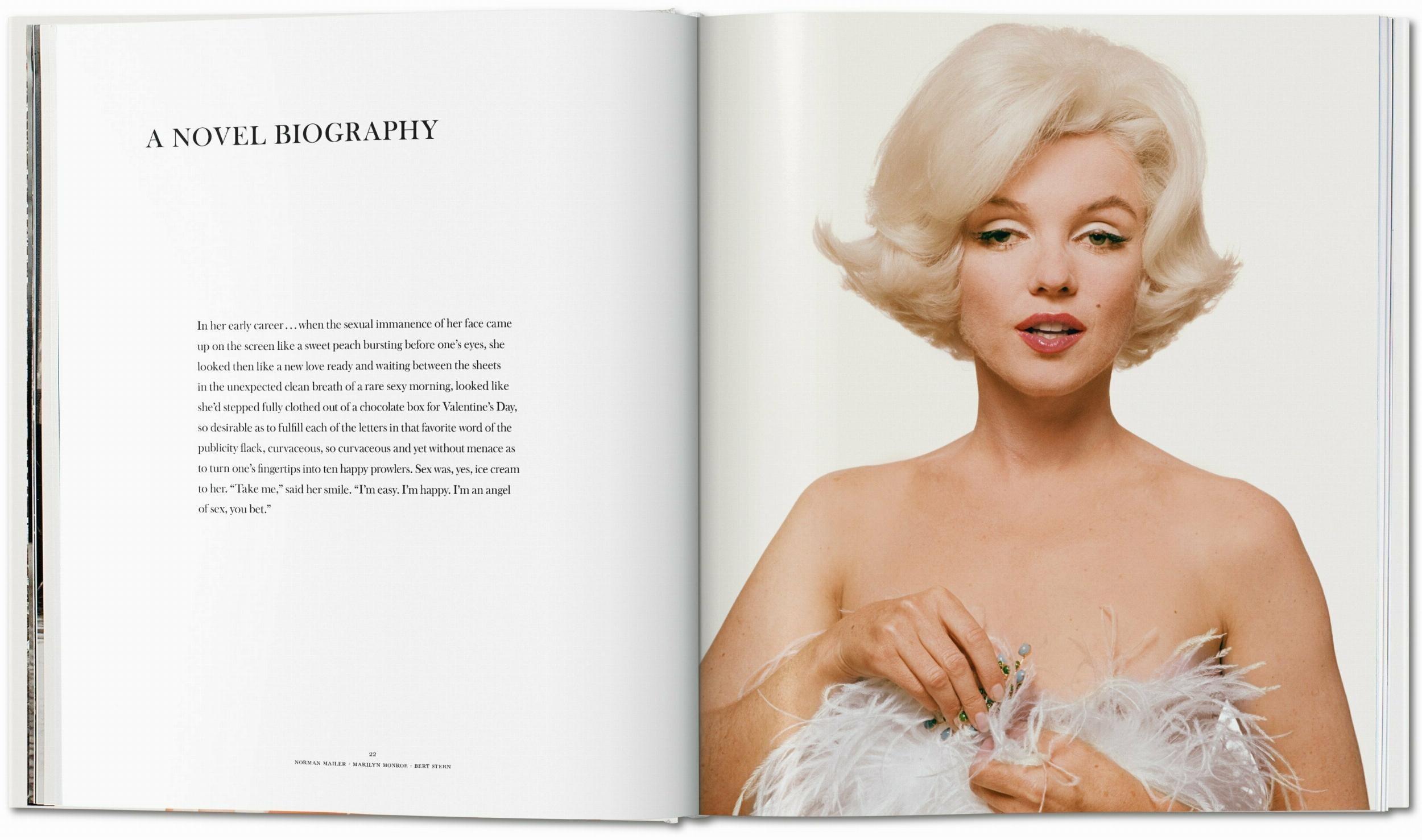 Norman Mailer. Bert Stern. Marilyn Monroe, colour close up