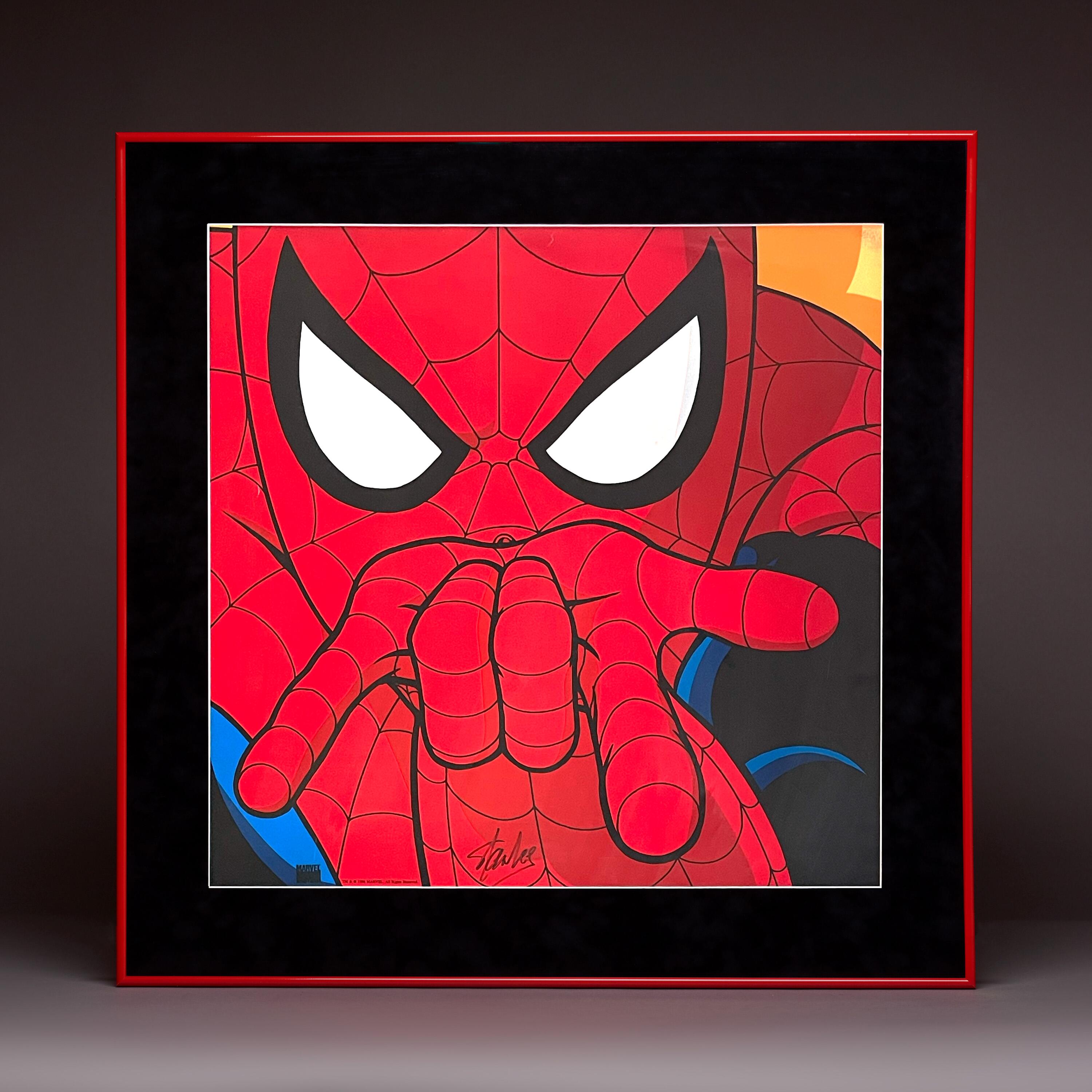 Spider-Man Classic Poster Display signed by Stan Lee