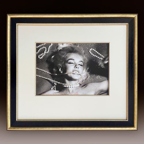 Marilyn Monroe with Swarovski Pearls - The Last Sitting by Bert Stern