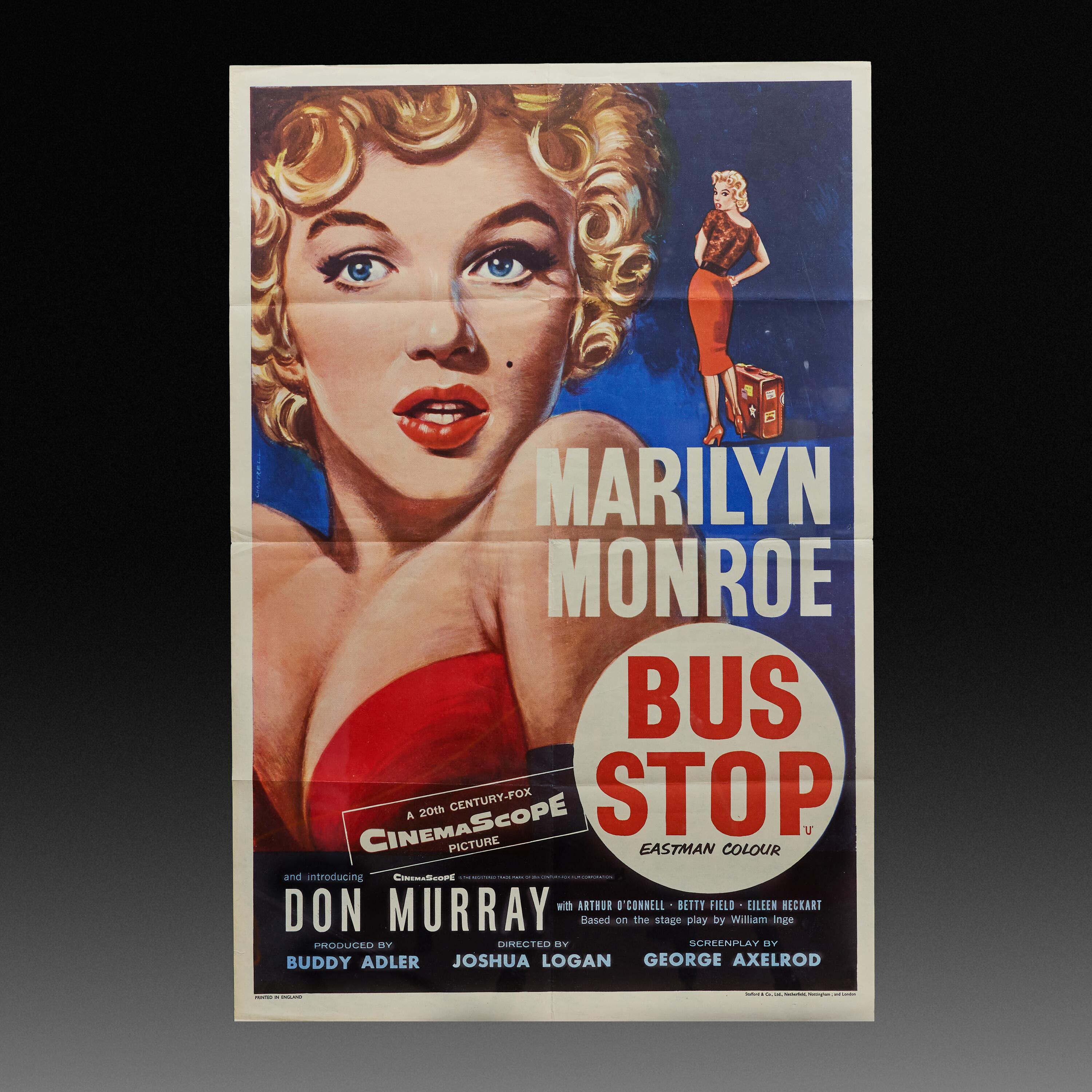 Bus Stop - British Double Crown Poster 1956