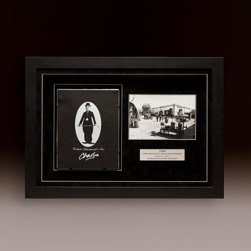 Chaplin (Working Title, 'Charlie') Screenplay Shadowbox Display