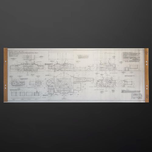 Goldeneye - Full-Size Architectural Blueprints for Severnaya  (Interior - Main Control Room)