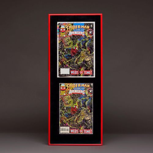 Spider Man And Avengers Vol. 1  Comic Book Production Art Display - 1996