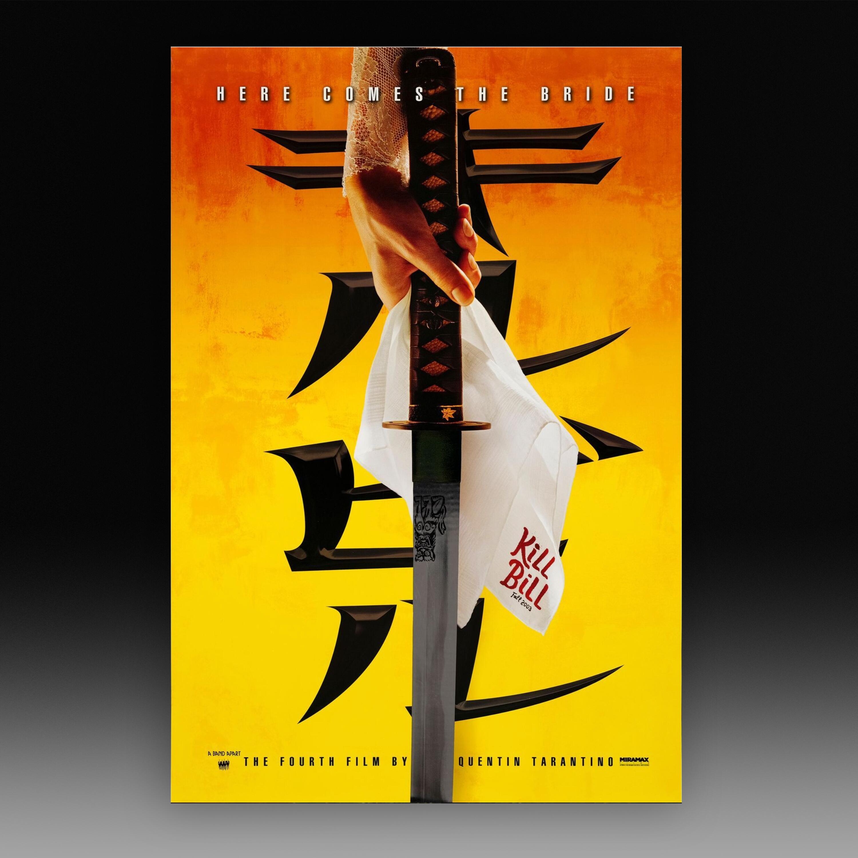 Kill Bill: VOL1 Original US One-Sheet (Mylar Advance) - Available from Kudos Memorabilia Ltd