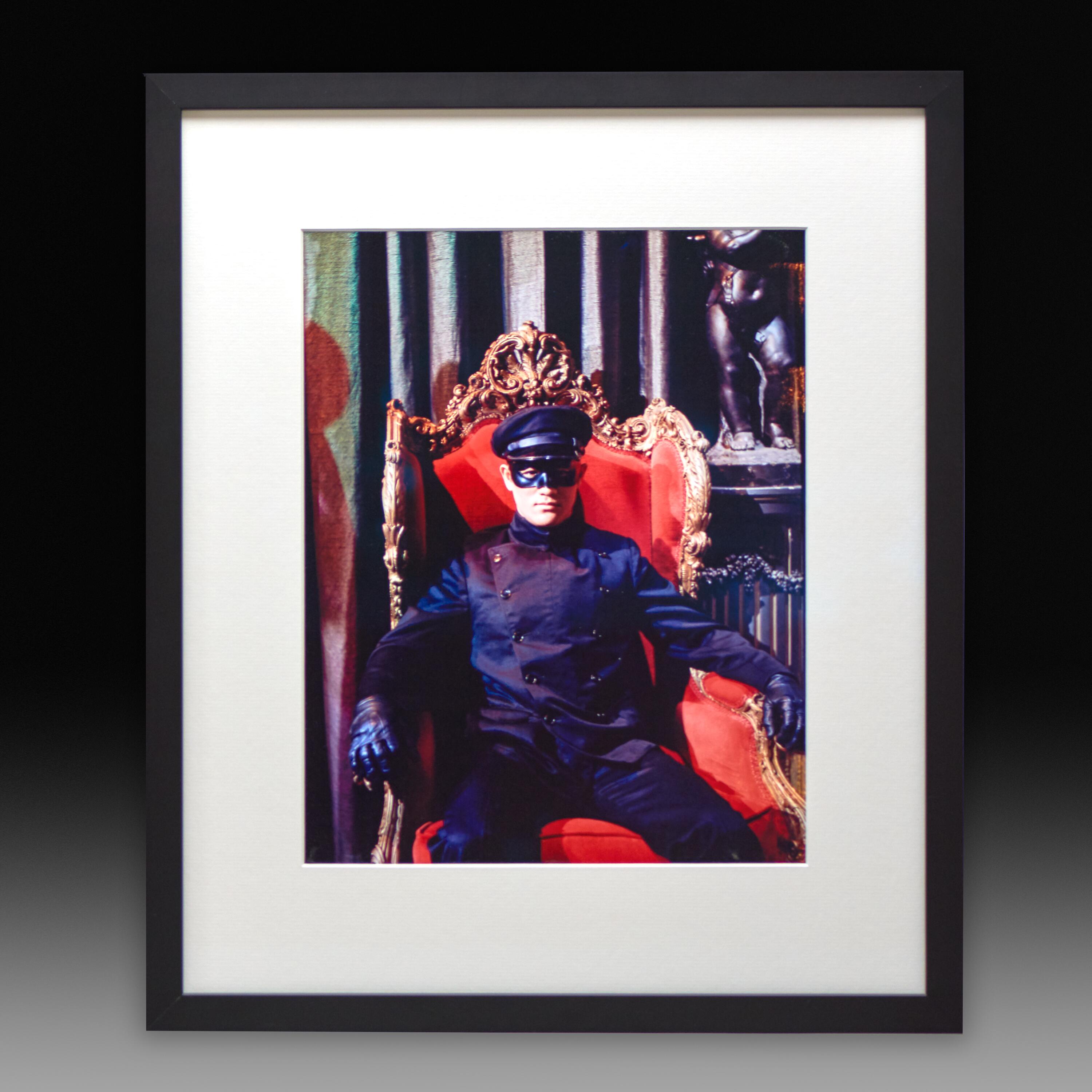 A stunning 11 x 14" exhibition print showing Bruce Lee as Kato  in a striking publicity shoot for the classic 'Green Hornet' TV series. 