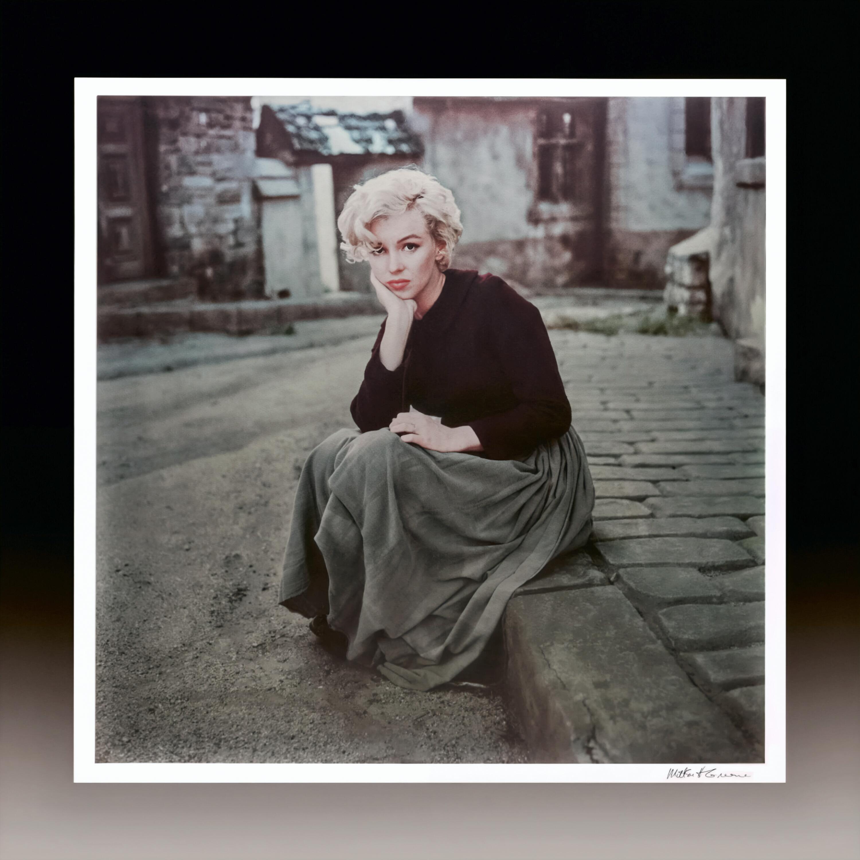 Marilyn Monroe – ‘Peasant Sitting’ Print by Milton Greene