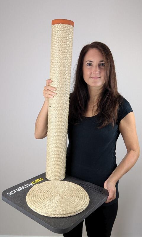 'ScratchyCats' Regular Cat Scratching Post in Stock