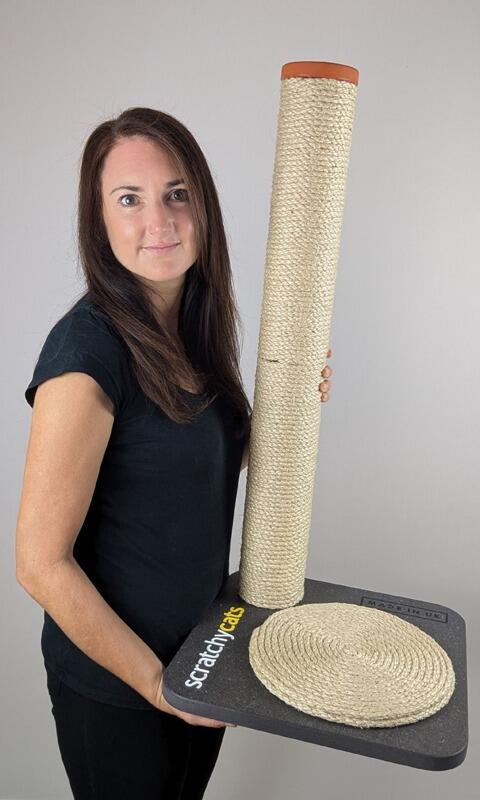 'ScratchyCats' Regular Cat Scratching Post in Stock
