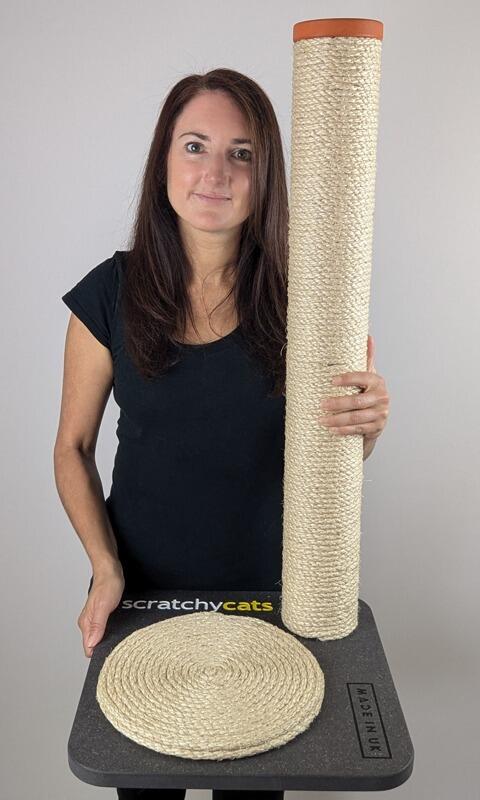 'ScratchyCats' Regular Cat Scratching Post in Stock
