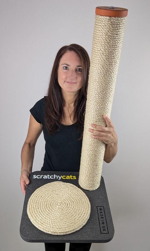'ScratchyCats' Regular Cat Scratching Post in Stock