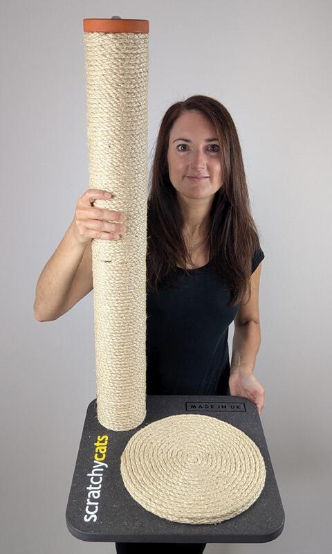 'ScratchyCats' Regular Cat Scratching Post in Stock