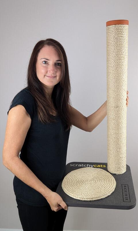 'ScratchyCats' Regular Cat Scratching Post in Stock