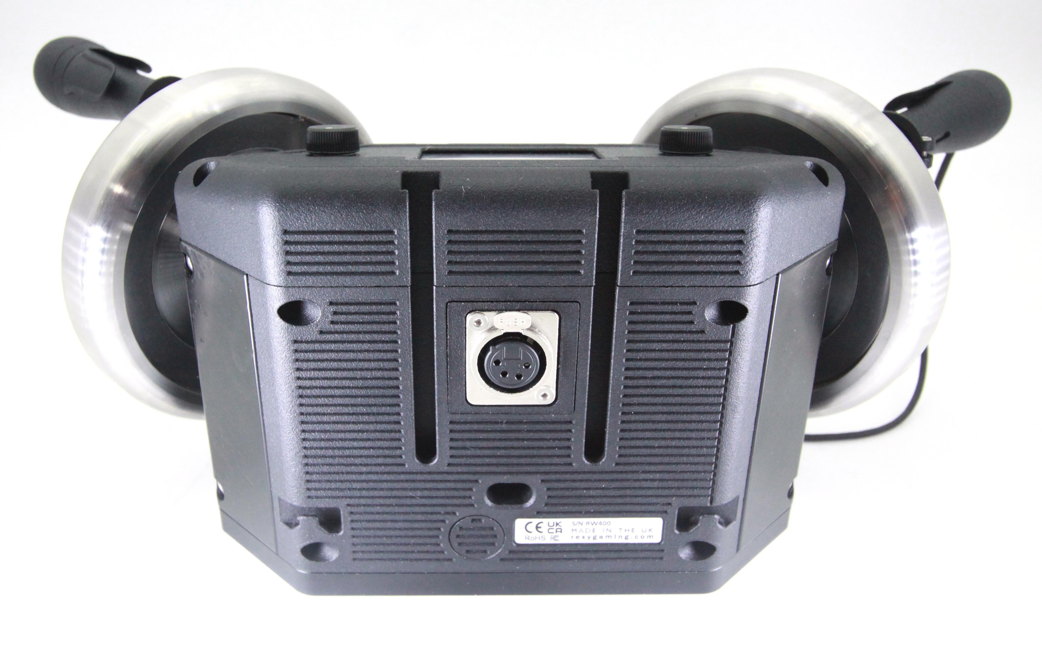 Rexy 4.0 rear view with XLR expansion module