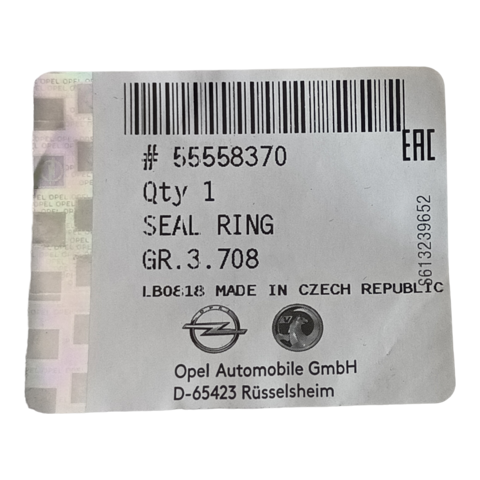 Vauxhall | Catalytic Converter Sensor To Front Exhaust Pipe Seal Ring ...