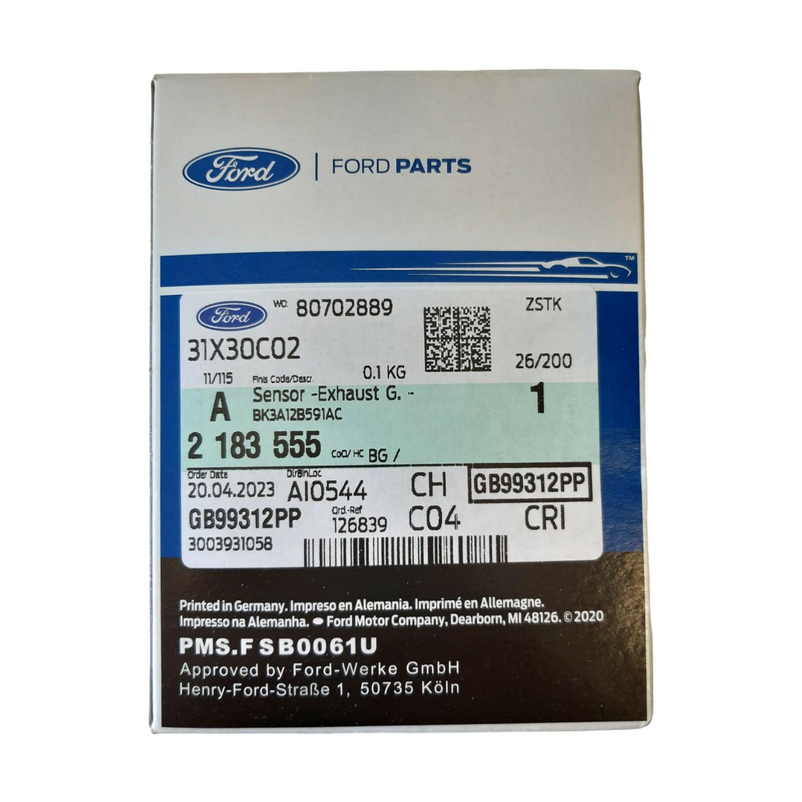 Genuine Ford Transit (TTG) Exhaust gas temperature sensor 2183555