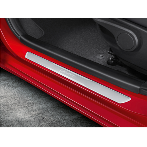 Genuine KIA Picanto (JA) Front aluminium entry guards G6450ADE00AL