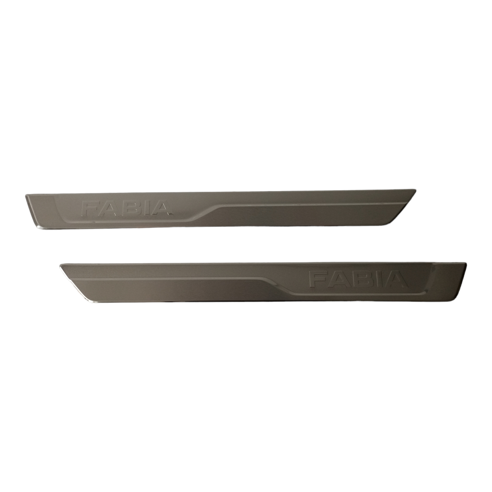 Genuine Skoda Fabia Brushed aluminium sill covers 6VA071303