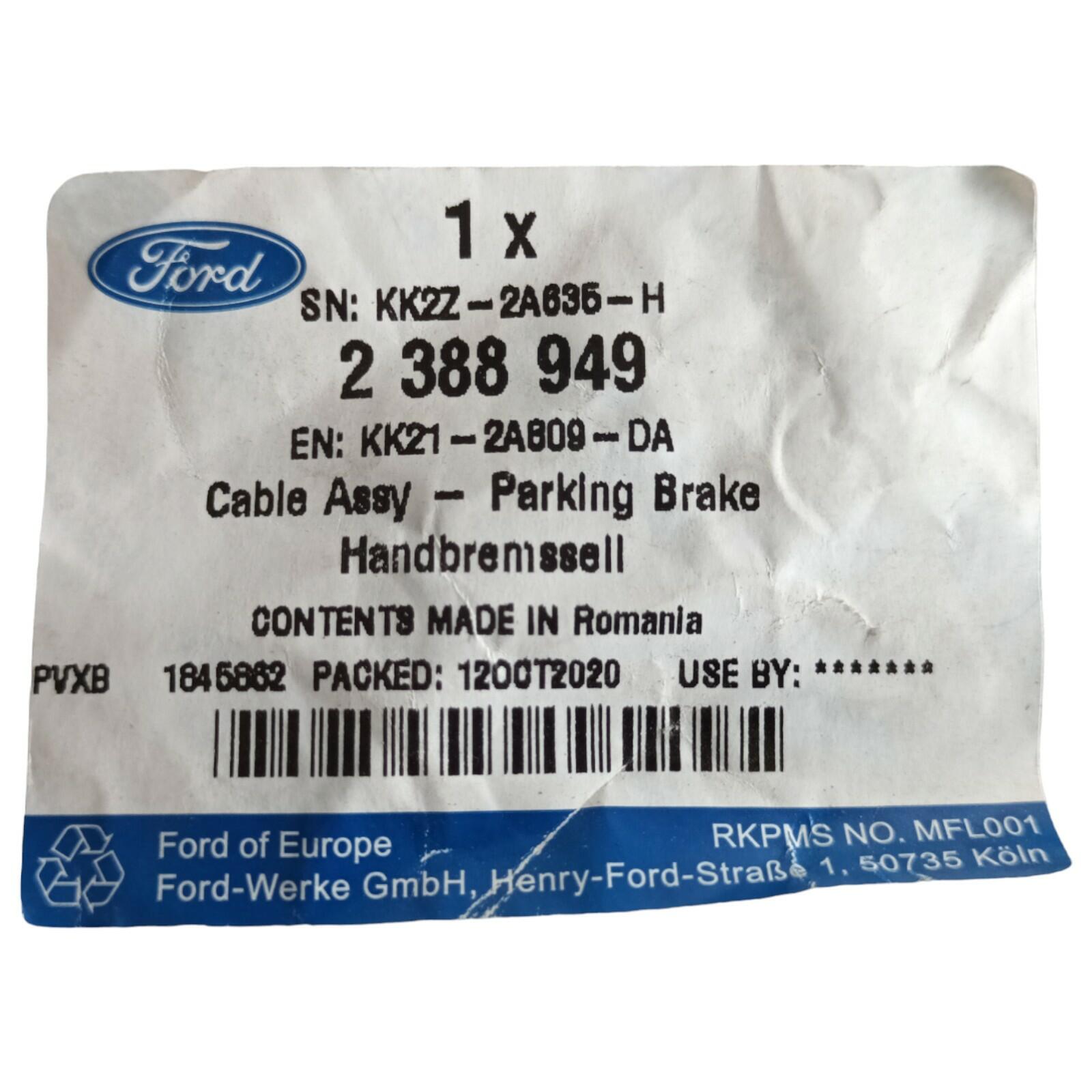 Genuine Ford Transit Custom Parking brake cable assy 2388949 – VIN Req