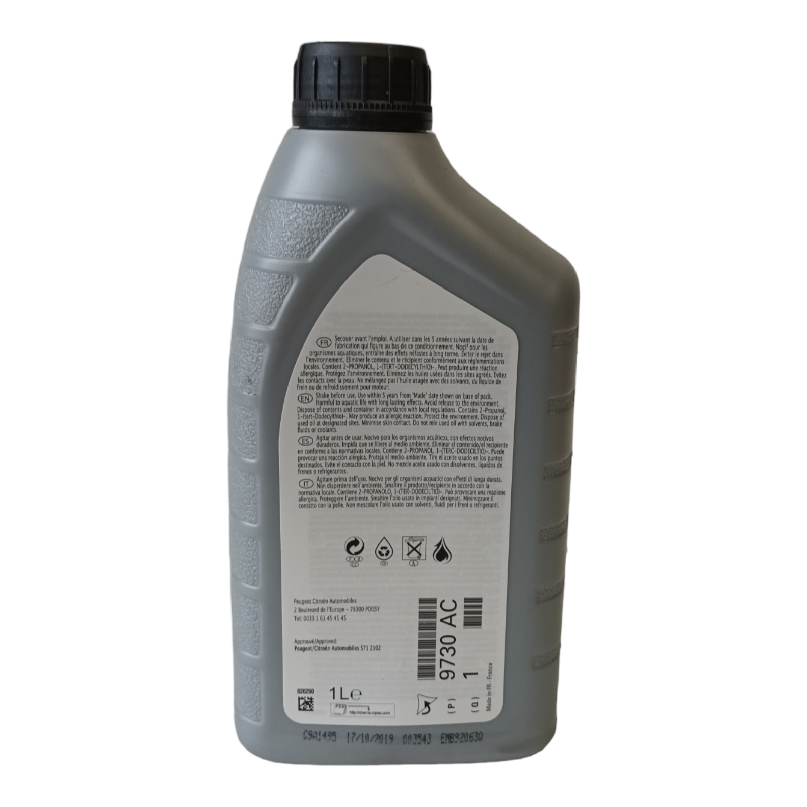 Genuine PSA Oil - 9730AC – VIN Required | Genuine OEM Part