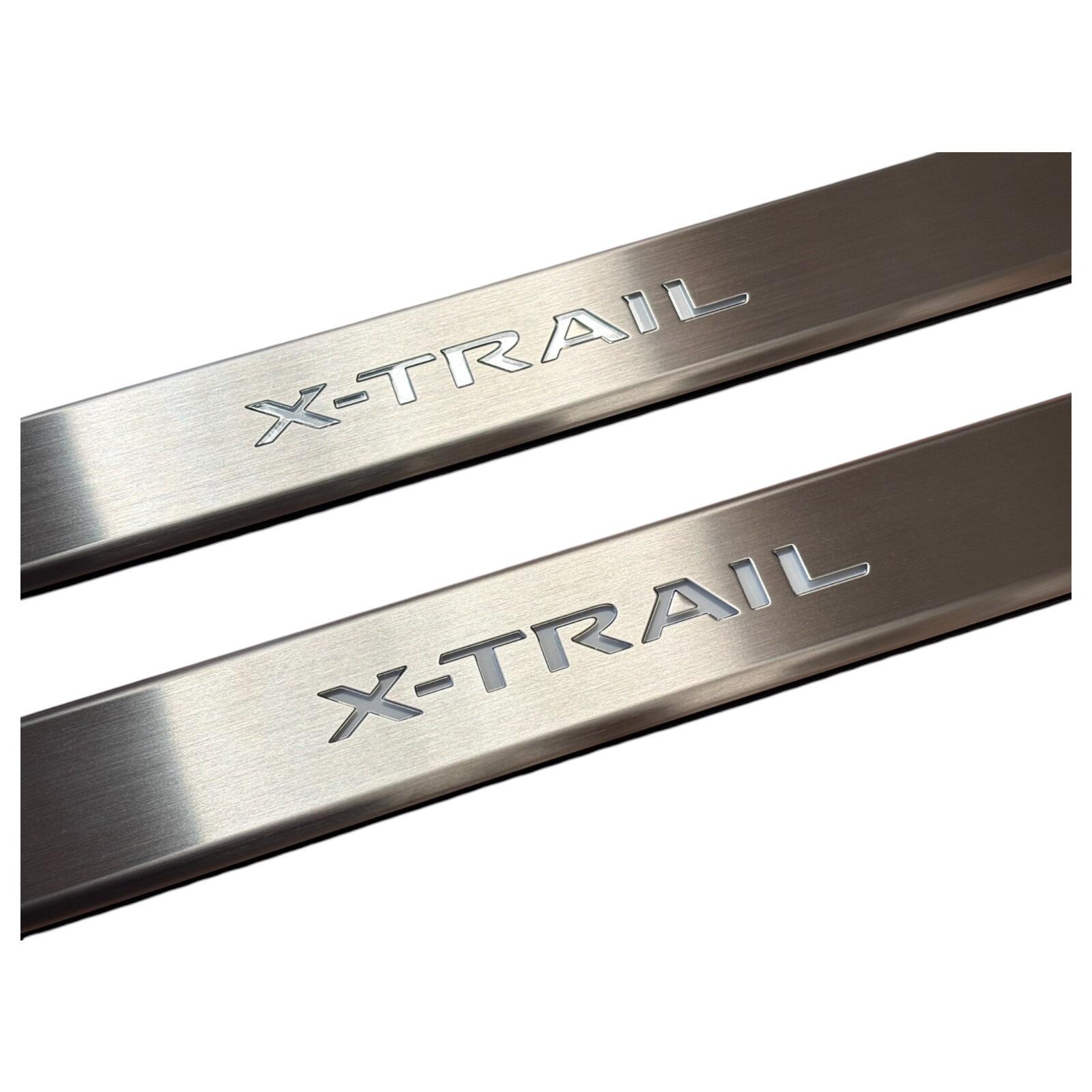 Genuine Nissan X-Trail Illuminated entry guards (see G69505RA0A – VIN