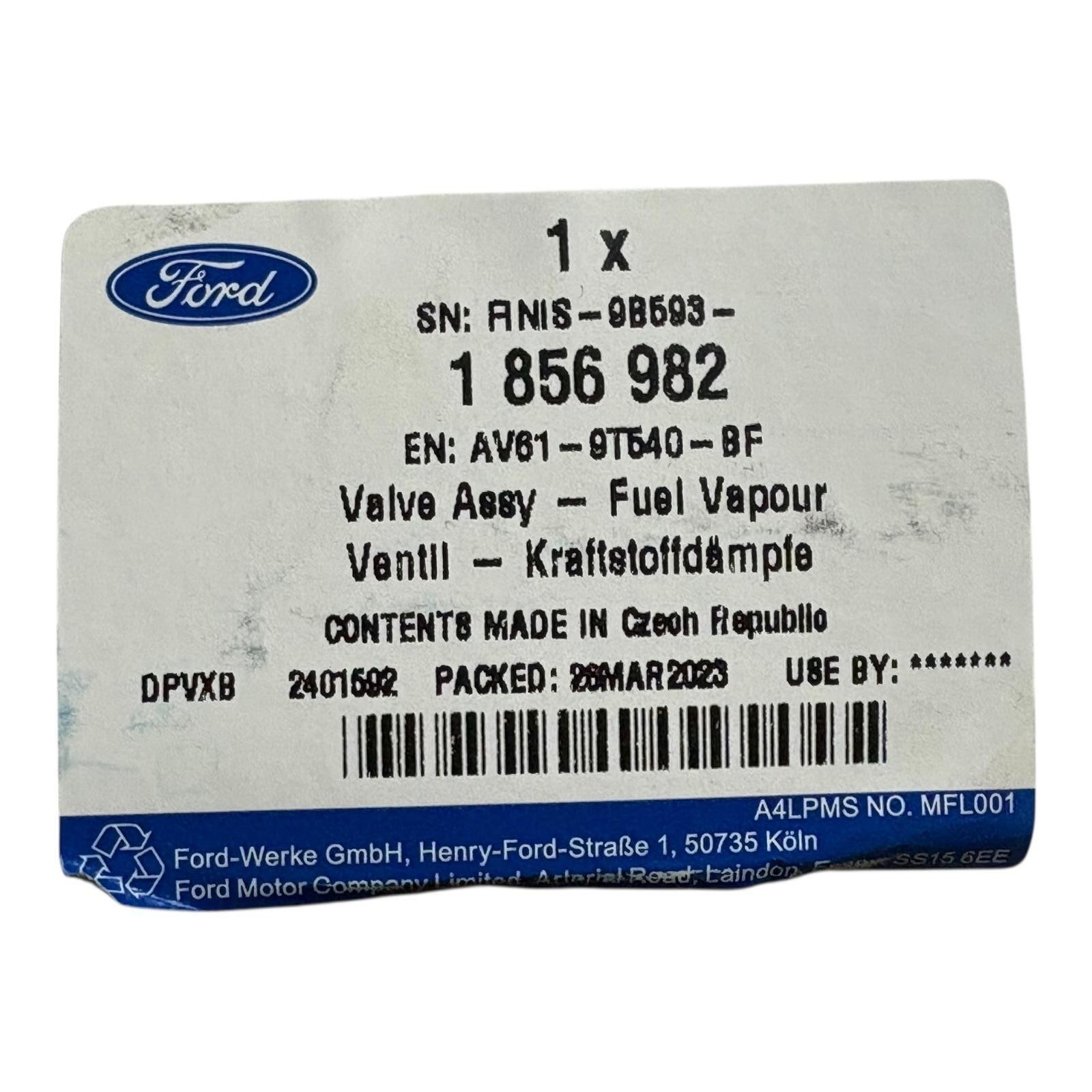 Genuine Ford Focus DPF Fuel Vaporiser Valve 1856982