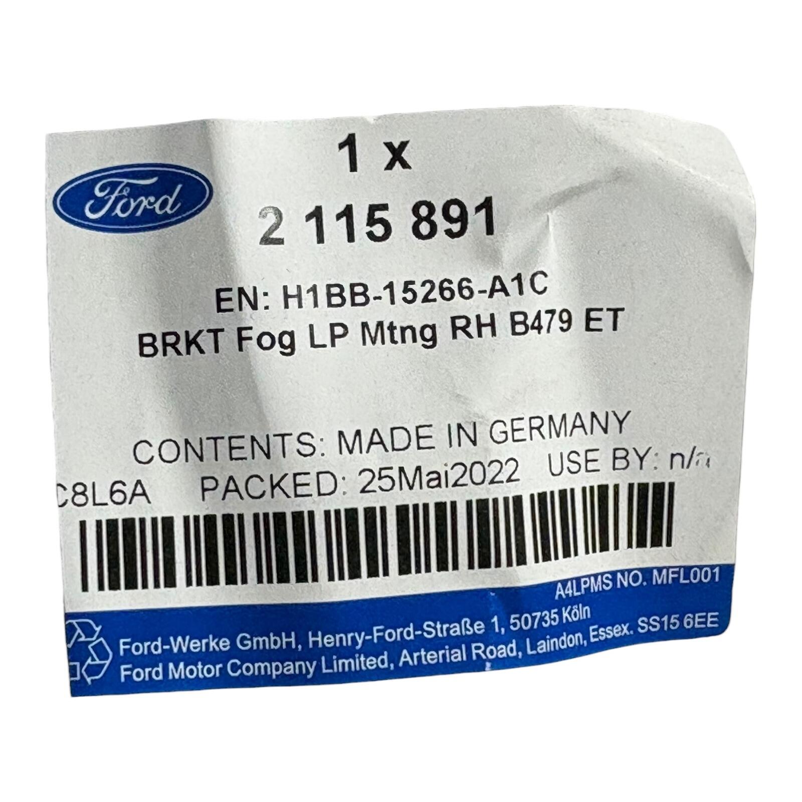 Genuine Ford 2018-2021 Front Bumper RH Fog Bracket - 2115891 – VIN Req