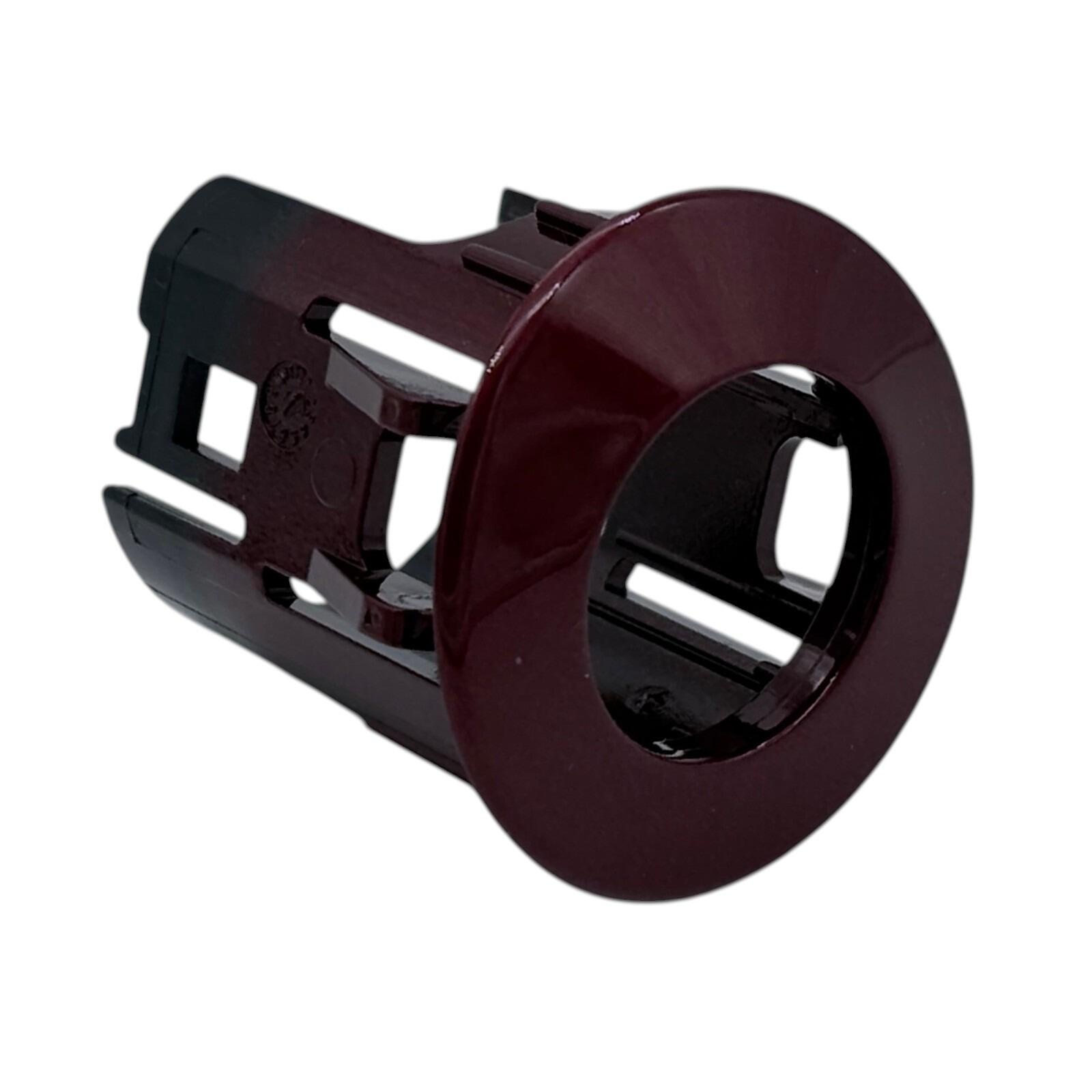 Genuine Nissan Qashqai (J11E) Front Parking Sensor Cover (Burgundy) — part number 285334EA3C
